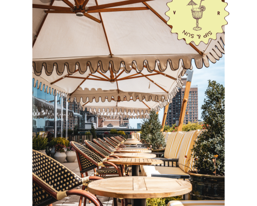 A New NYC Rooftop Restaurant Perfect for Parties: Country Club-Meets-Childhood-Nostalgia with Caviar and Capri Sun-Filled Lunchboxes