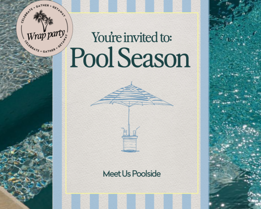 You're Invited to Venue Report Pool Party Collection