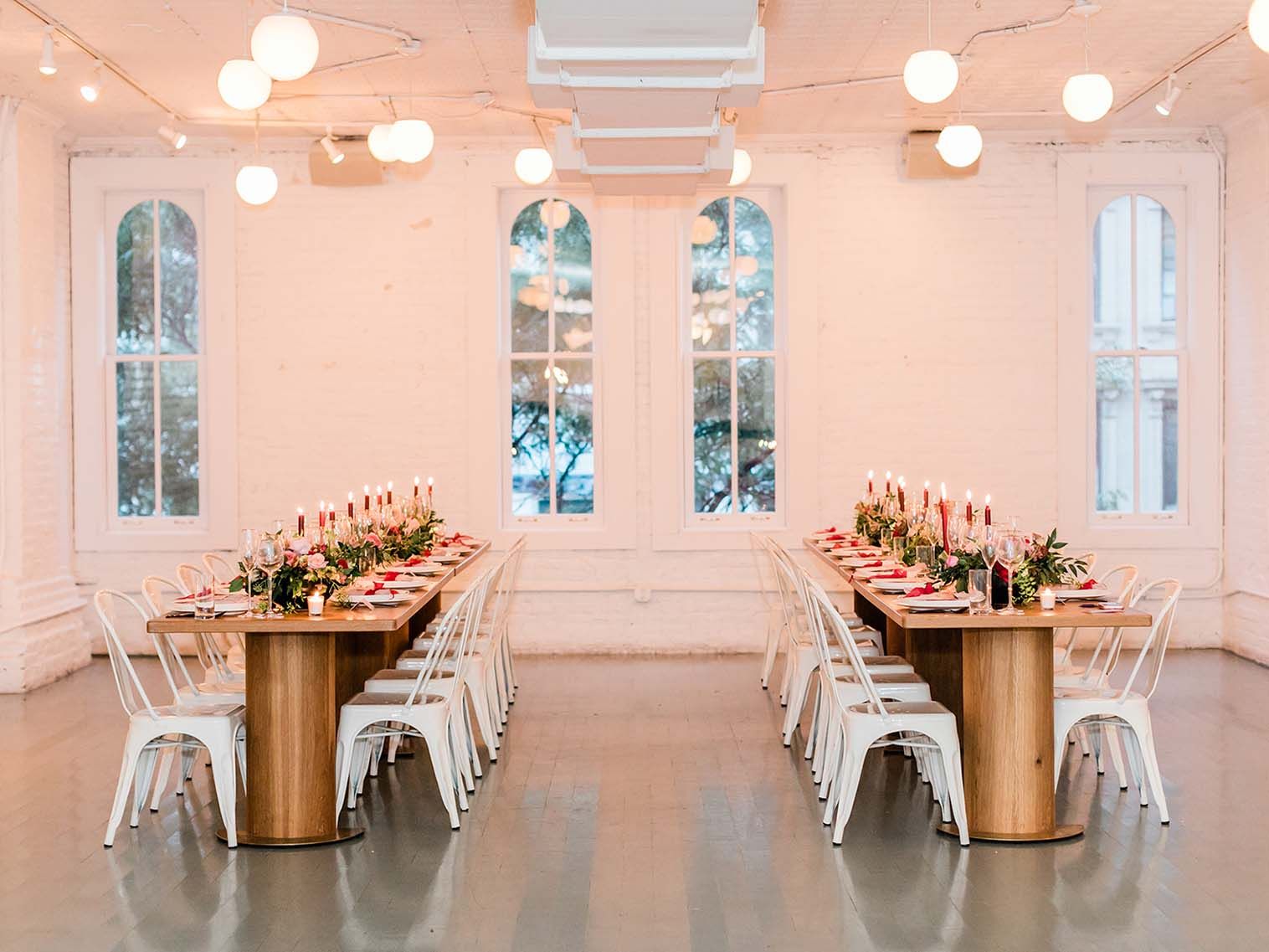This Bridal Fashion Event Took Place in an Old NYC Carriage House