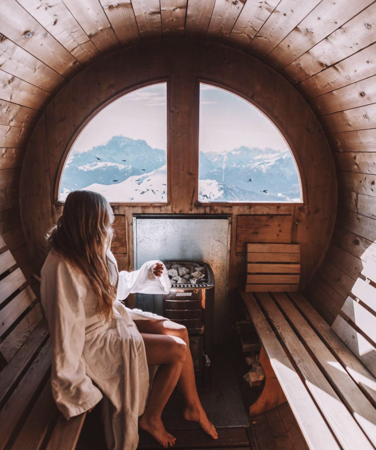 Ski Your Heart Out Then Hit the Sauna Hard In This Winter Dreamland