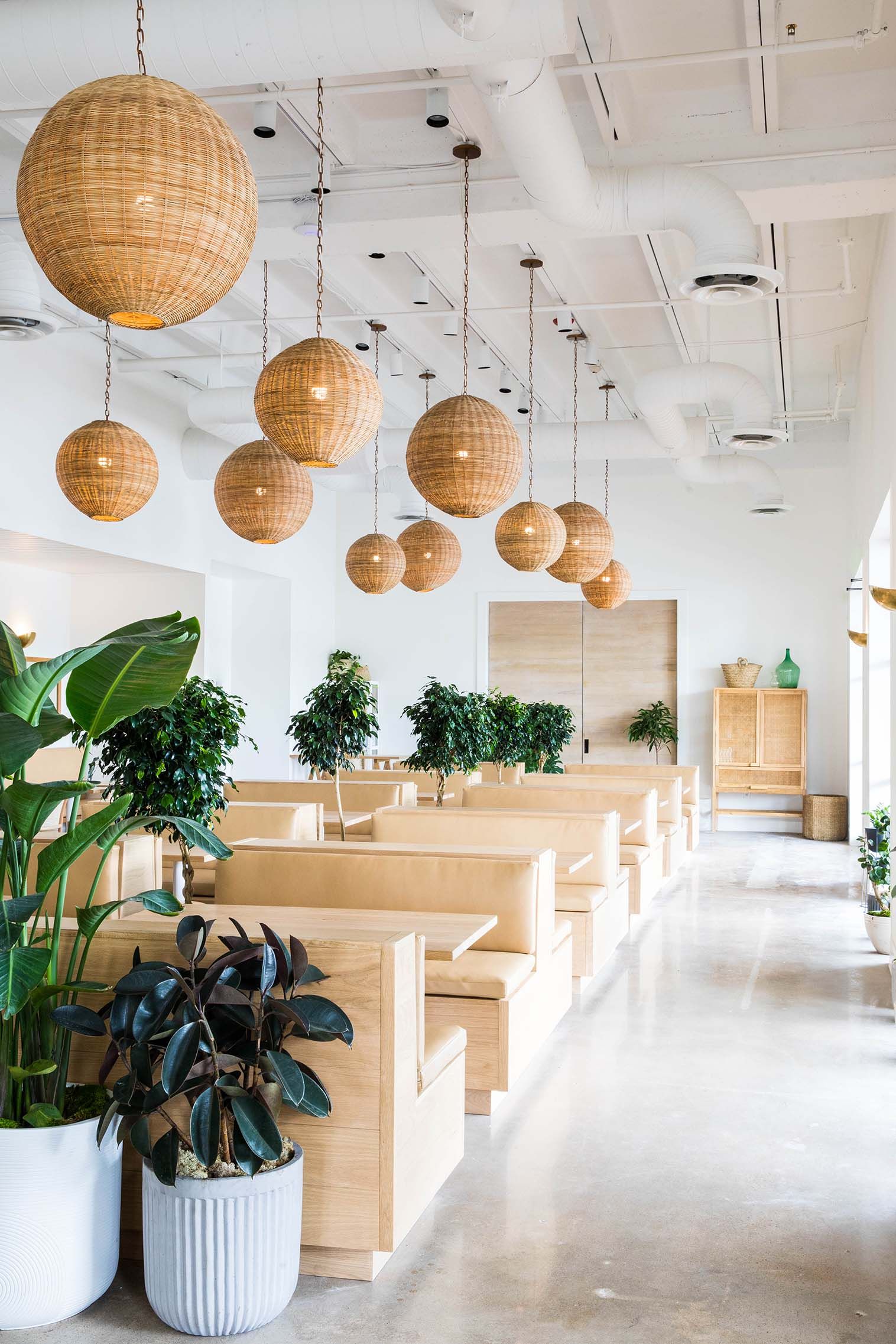 This Neighborhood Restaurant Has One of the Prettiest Minimal Interiors We've Ever Seen
