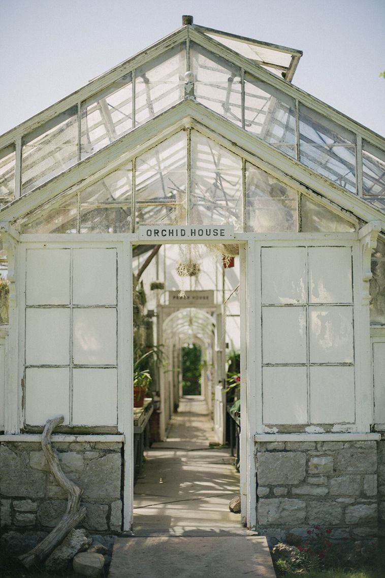 A Bohemian Greenhouse Wedding at Sonnenberg Gardens by The Daring Wanderer