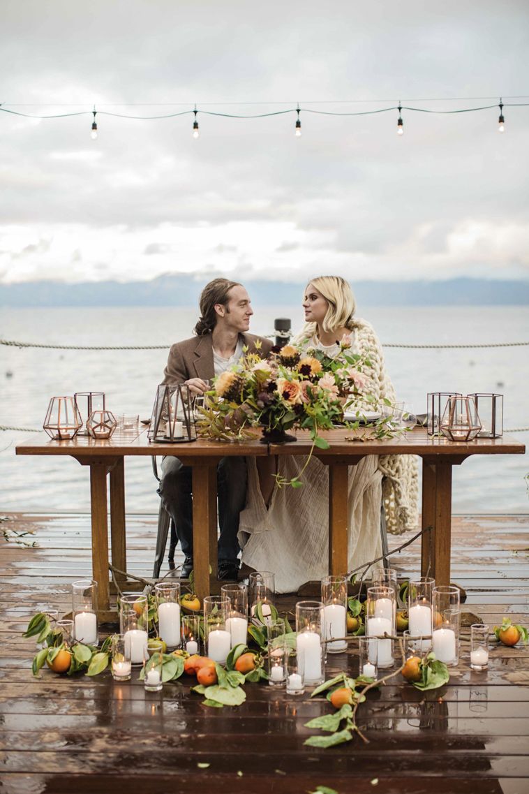 A Rainy Day Wedding at West Shore Cafe