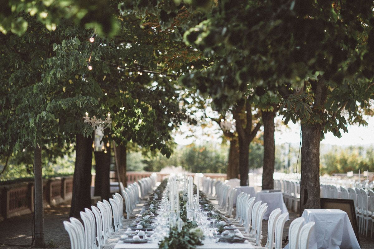 Castell De Sant Marcal: A Rose Colored Castle is the Backdrop for a Greenhouse Gathering!