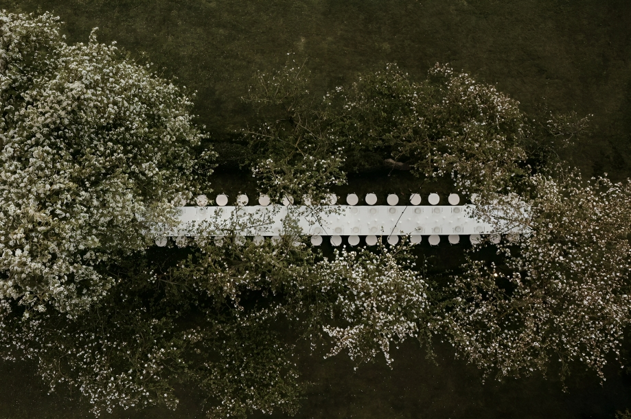 Blossoms, Beehives & a 100-Year-Old Apple Orchard: A Dinner Party with Tractor Rides, Apple Cocktails, and Beekeeper Suits