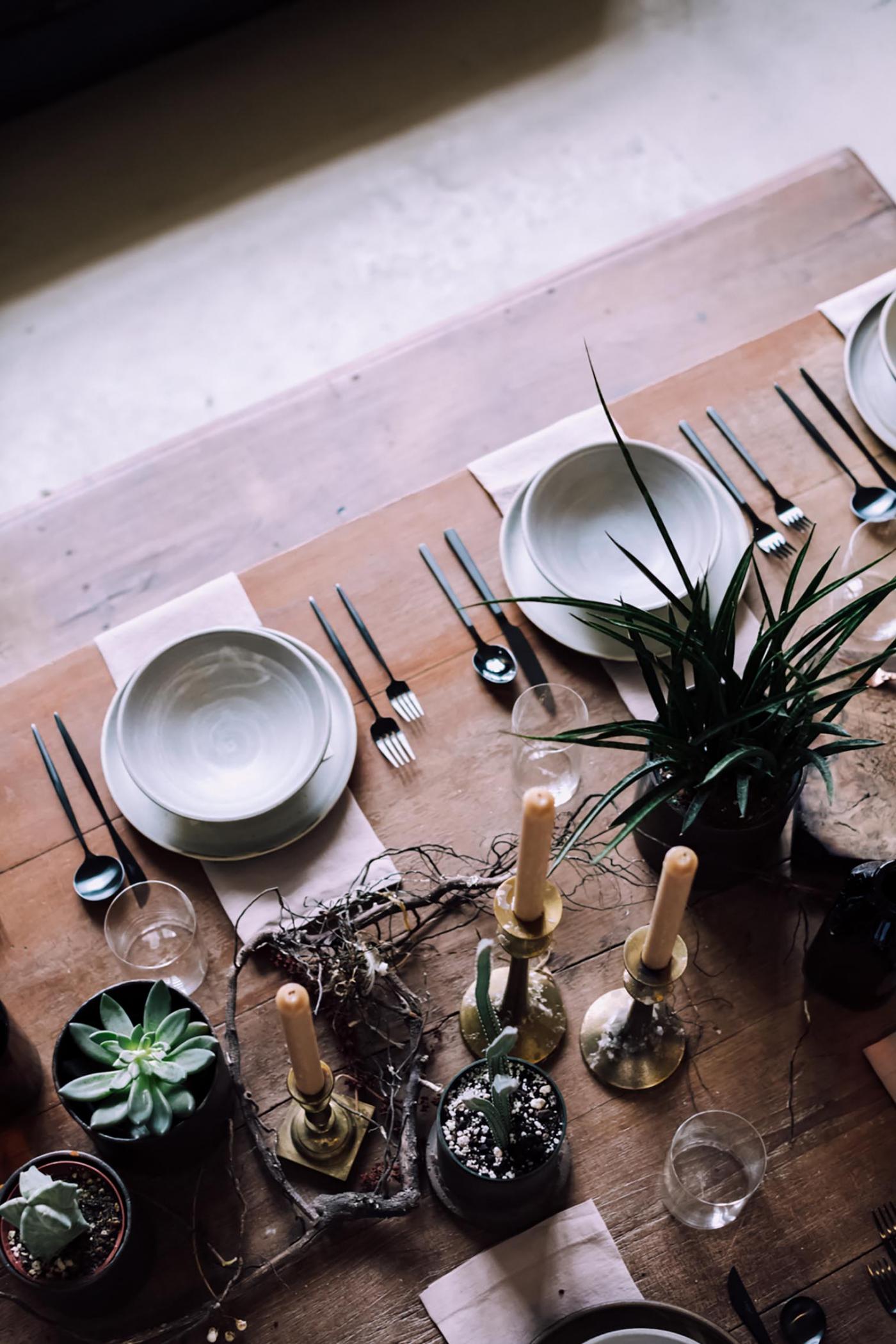 This Winter Feast Was Held in a Vintage Furniture Store