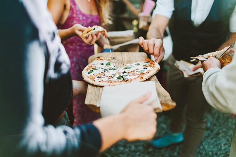 Pizza provided by Blooming Hill Farm