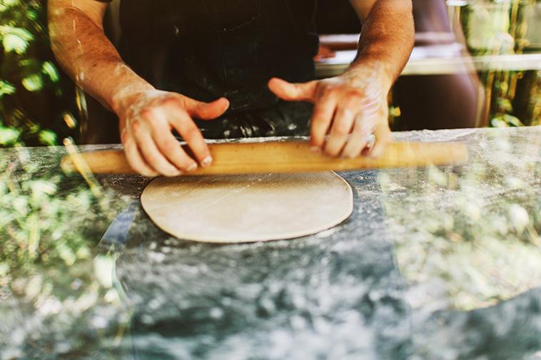 Pizza provided by Blooming Hill Farm