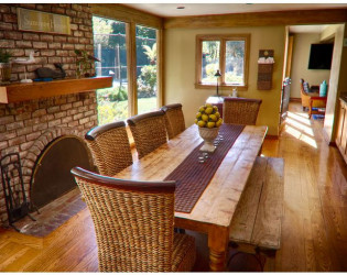 Dining-Table-Malibu-Serrah-Retreat-Tropical-Mansion Mariposa Malibu Estate