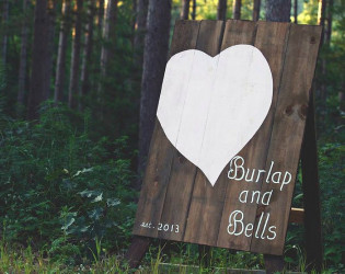 burlap_bells_wedding Burlap and Bells