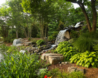 waterfall Jordan Crossing