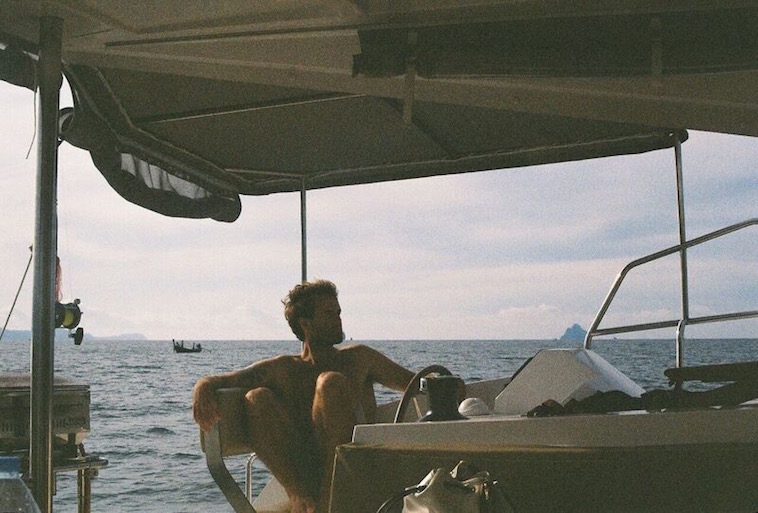 This boat captain also happens to be a camping expert.