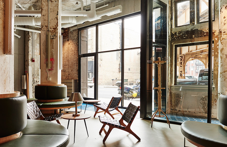 This 1900's warehouse was recently renovated into a hostel.