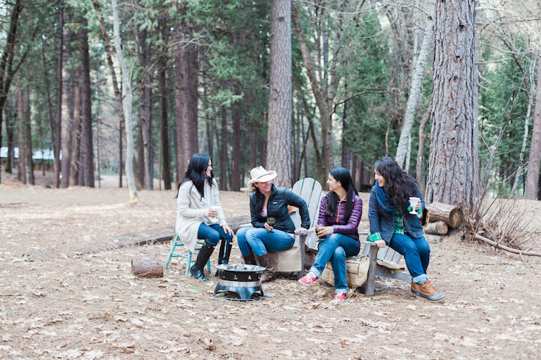 Girls Getaway at Inn Town Campground in Nevada City, CA