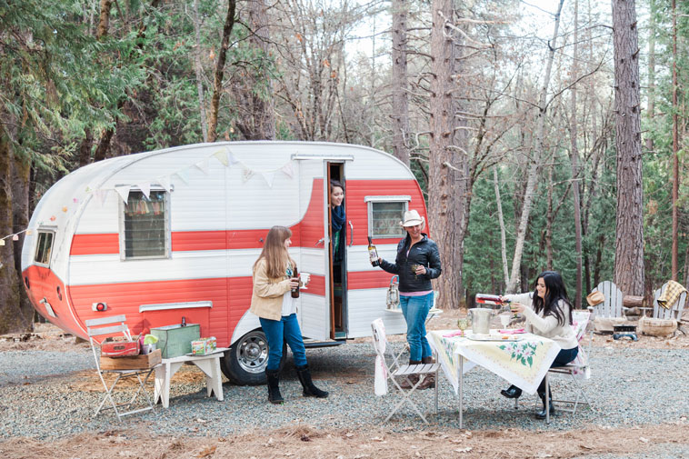 Girls Getaway at Inn Town Campground in Nevada City, CA