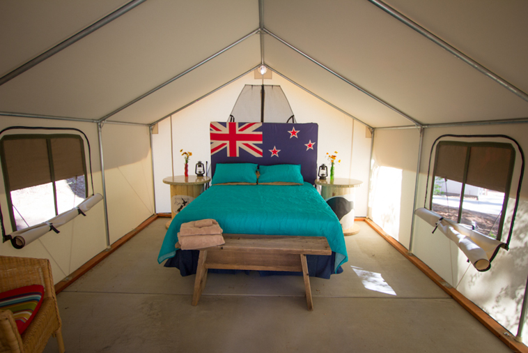 Glamping at Inn Town Campground in Nevada City, CA