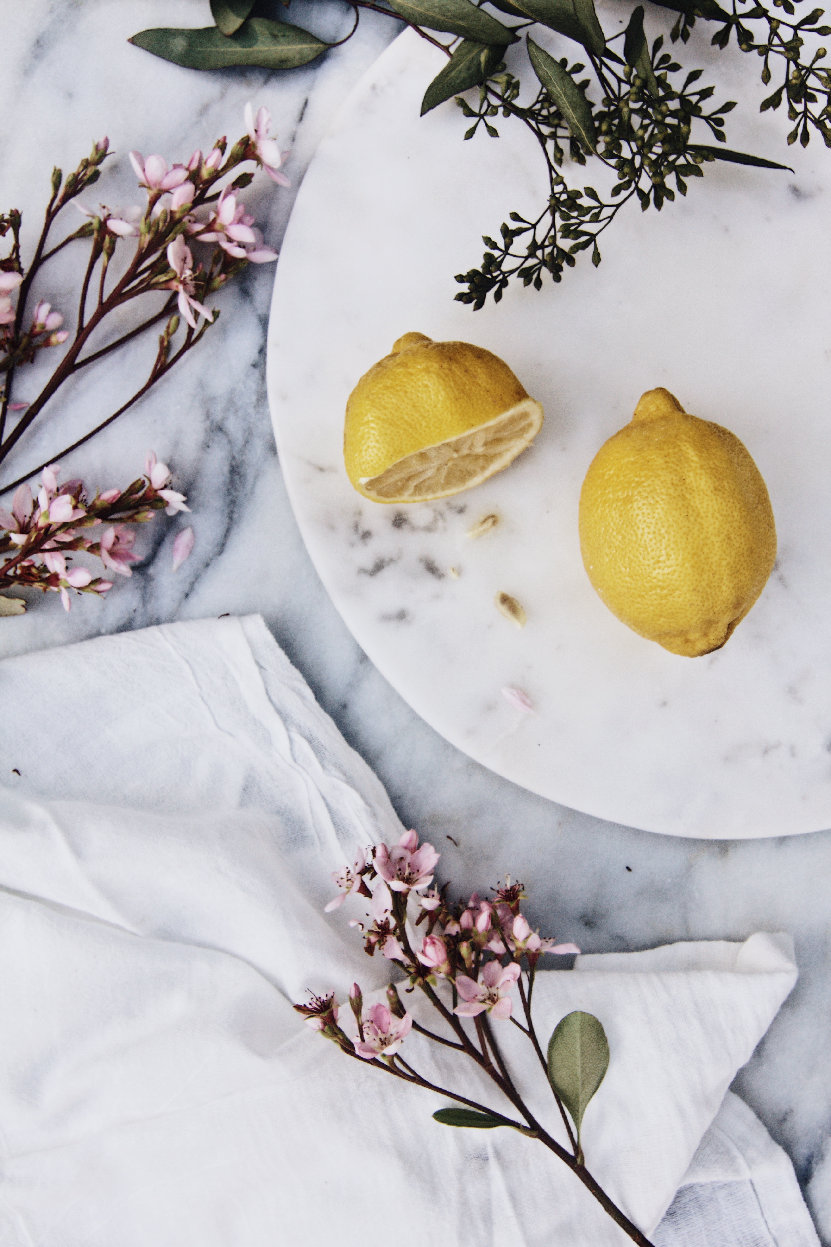 lemon Himalayan sea salt and honey face mask 