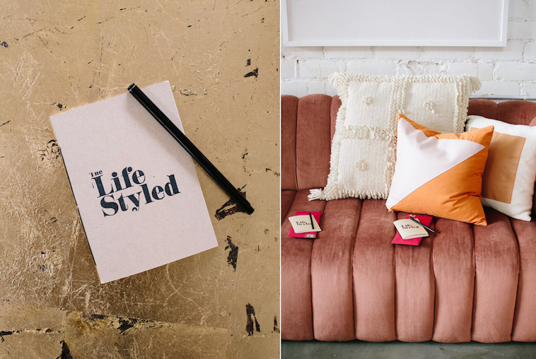 Taking notes at The Life Styled exclusive styling workshop