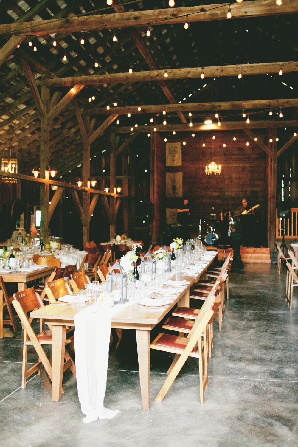 Interior of the barn