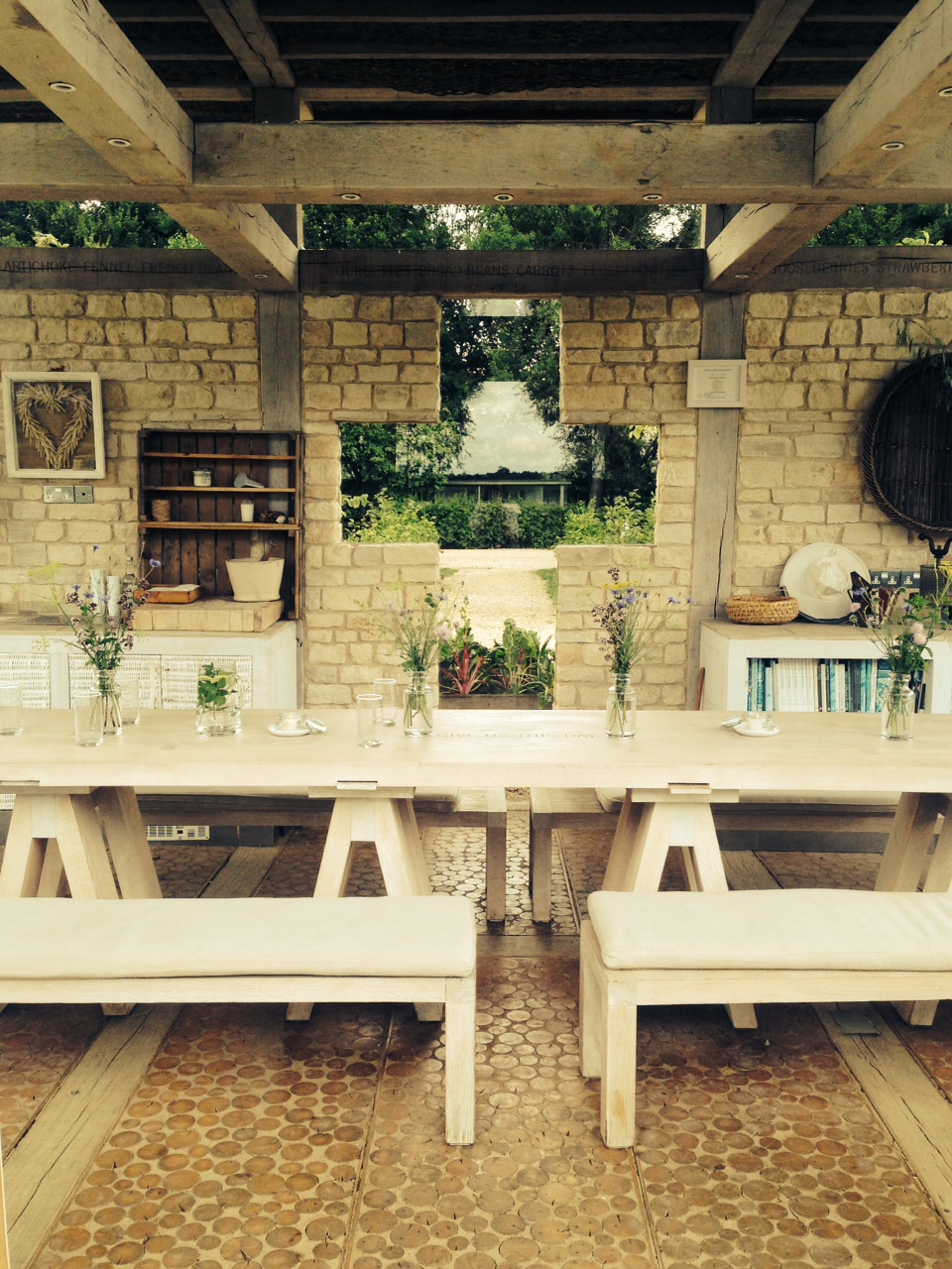 The Kitchen garden is located next to our 20-acre organic Market Garden and is an unforgettable space for team-building days, al fresco drinks and more for groups up to 12.