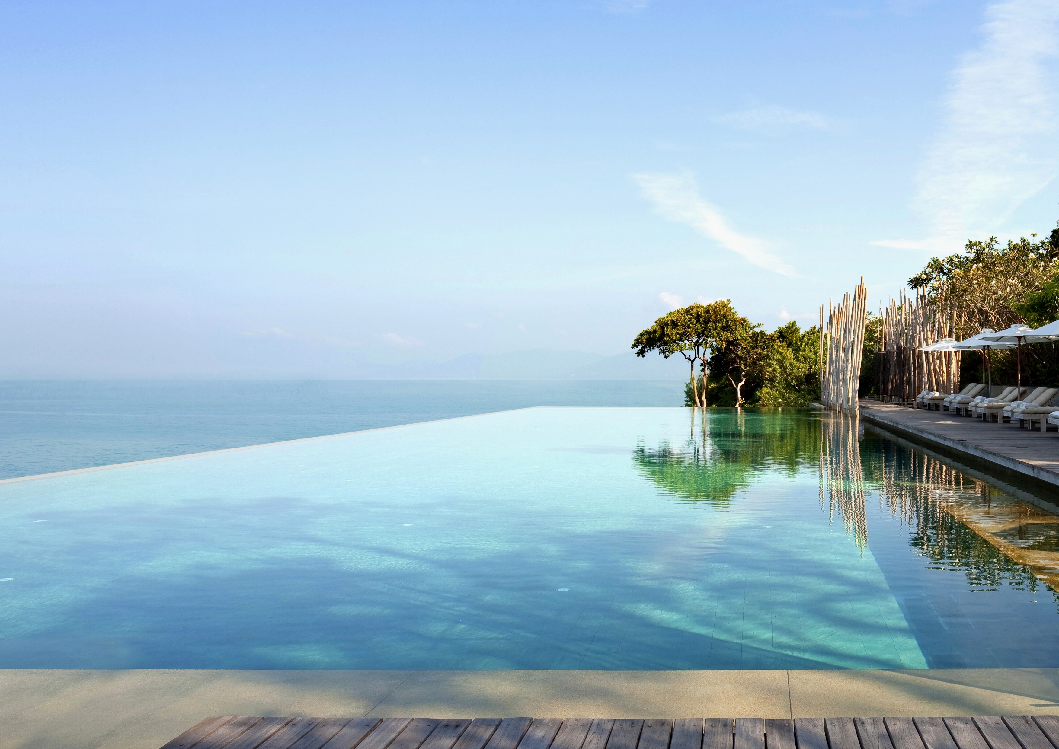 The resort's main pool