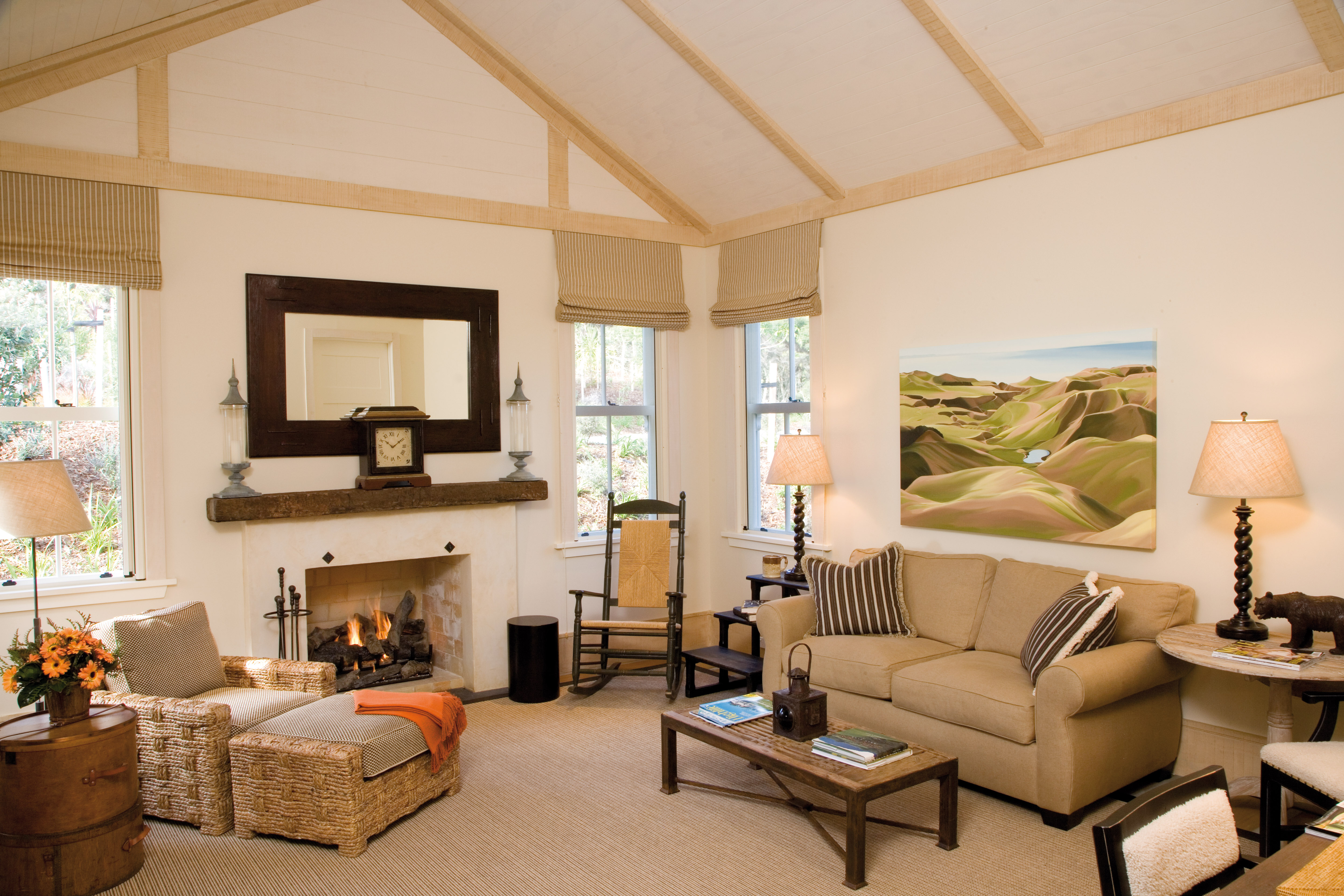 the study at the owner's cottage