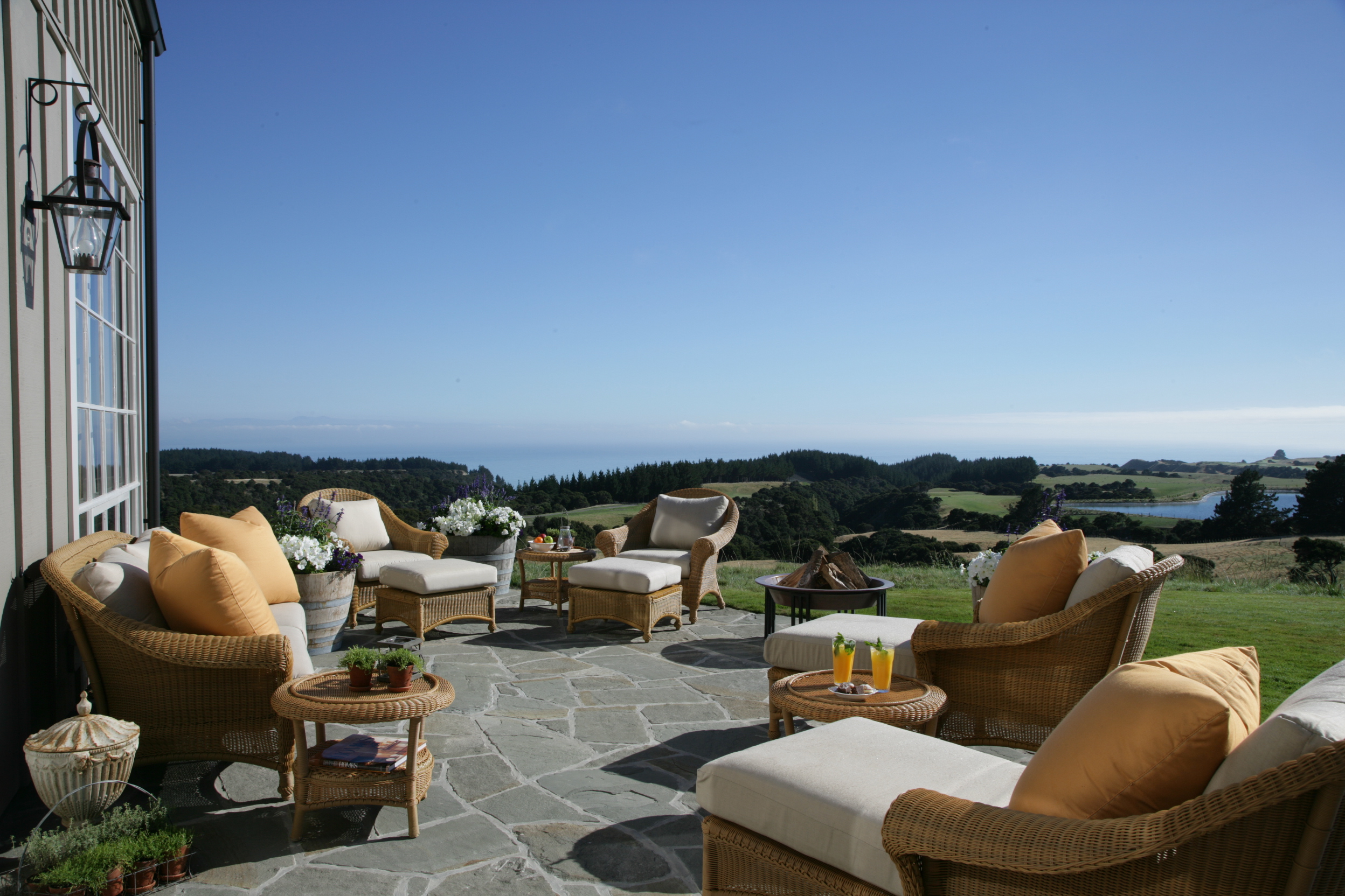 The Terrace at the owner's cottage