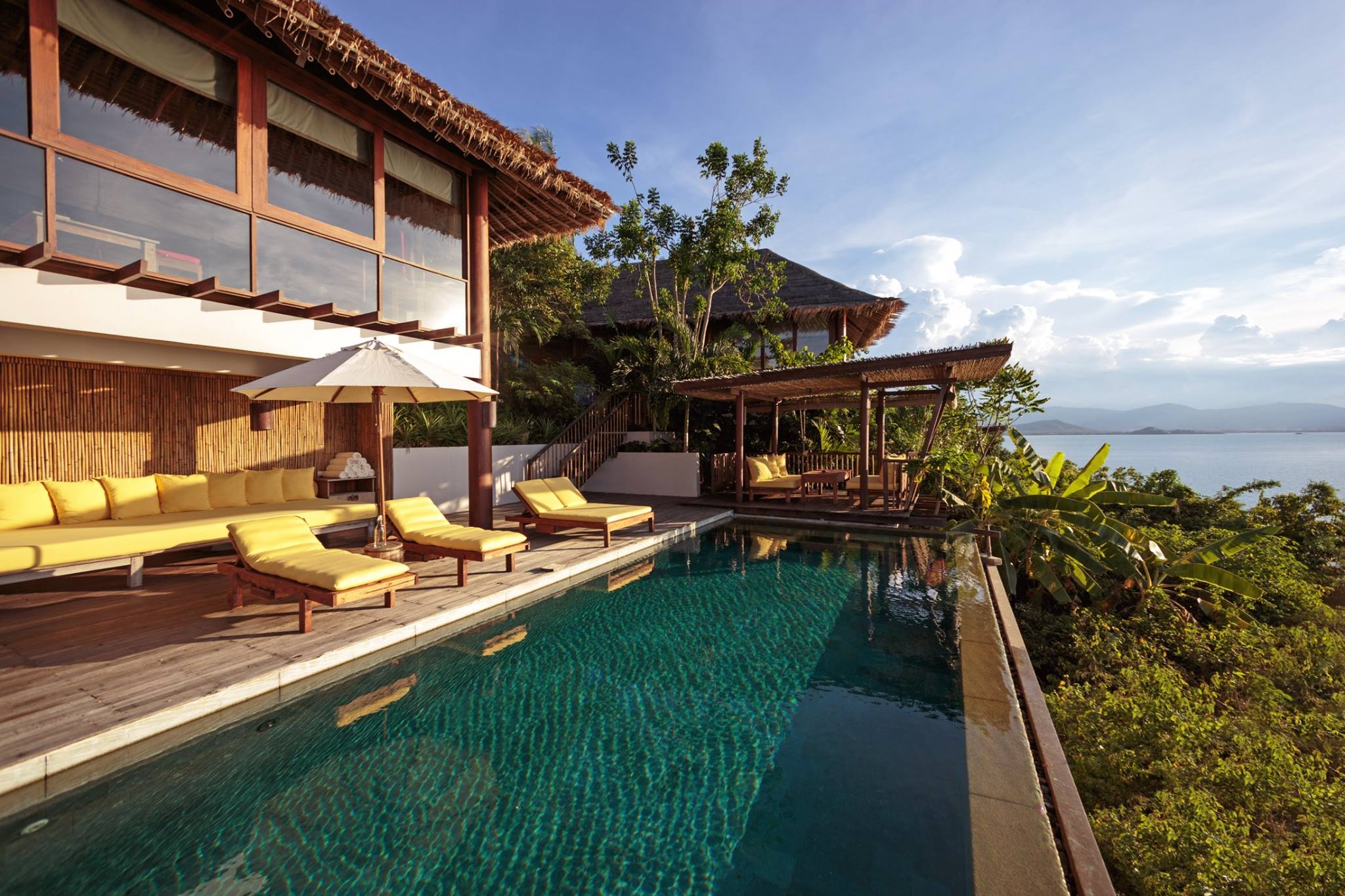 Reserve the spacious two-bedroom Retreat with a private pool.
