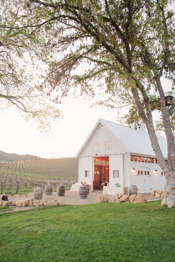 The venue consists of a restored farmhouse built in 1904, a traditional barn brought in from New Hampshire & a tasting room