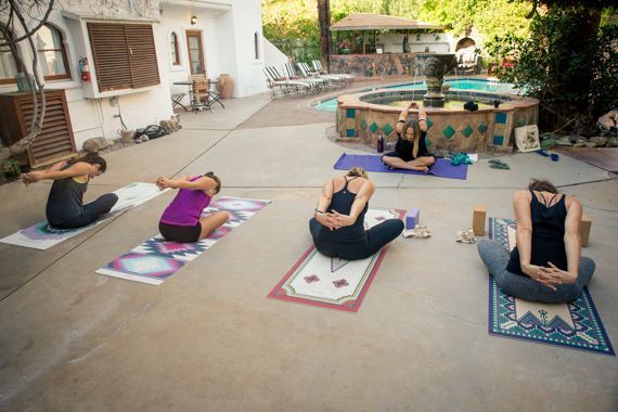 This Palm Springs getaway and boutique hotel is also ideal for yoga retreats and workshops.