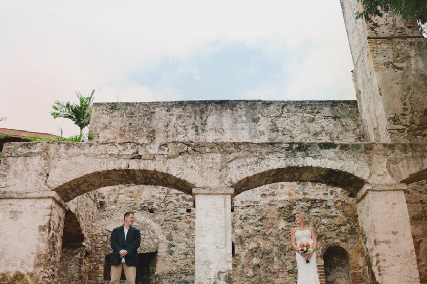 The sugar mill provides the perfect photo backdrop
