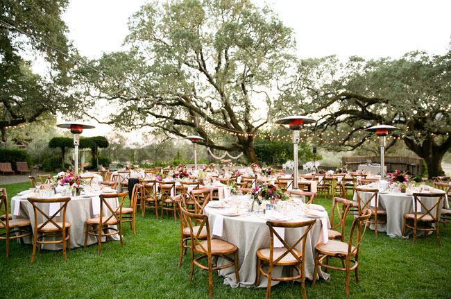 Dinner tables designed by Sitting in a Tree Events
