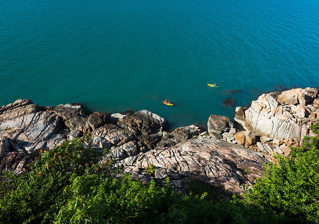 The island is small enough to easily drive a car around and discover new things and unique places.