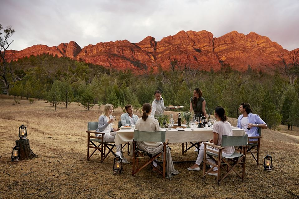 Dinner amongst nature