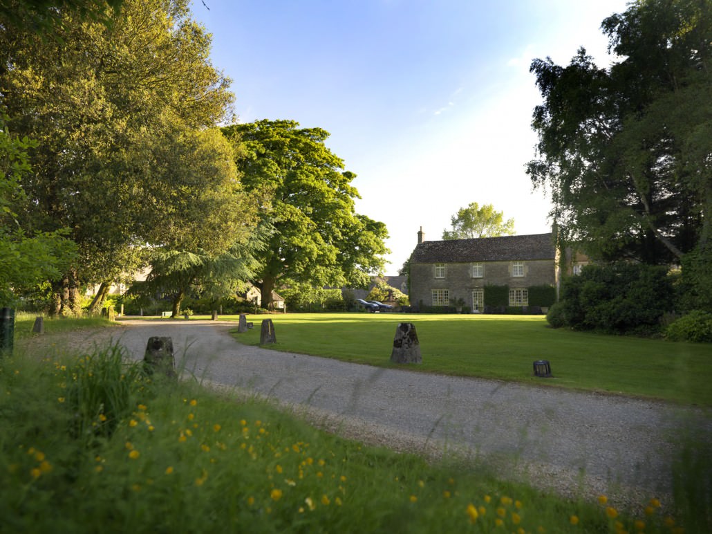 Driveway to Calcot Manor