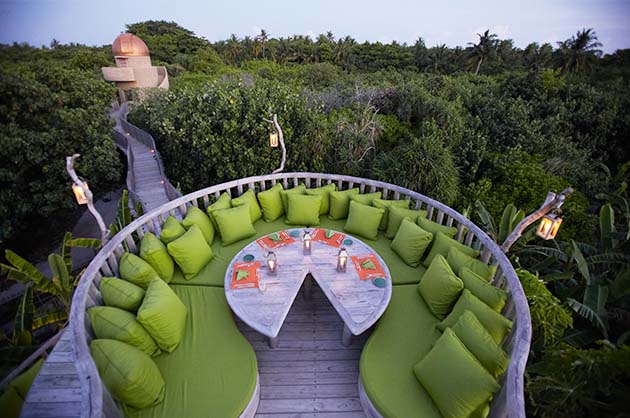 Fresh in the garden dining experience