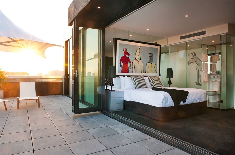 The Junior Penthouse Suite has the best sunset viewing rooftop around
