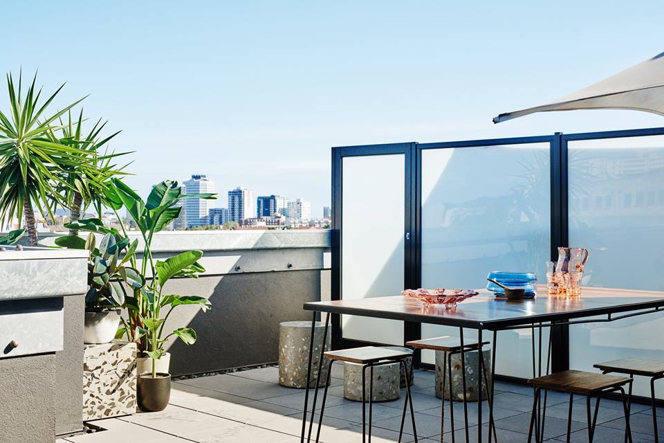 Rooftop Deck with amazing views of the city skyline