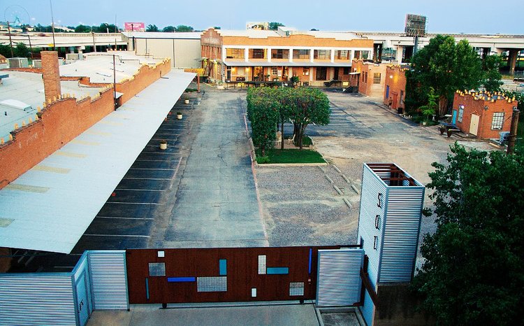 Views of downtown can be seen from Hickory Street Annex.