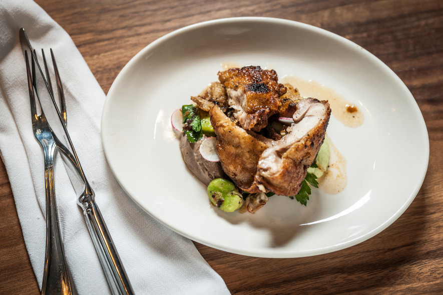 The menu reflects Chef and Co-owner Ryan Hardy’s thoughtful interpretation of what he describes as a nod to Italian cuisine.