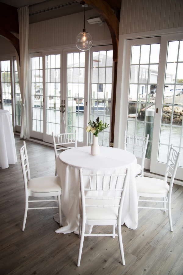 The Harbor Room is stunning for wedding receptions