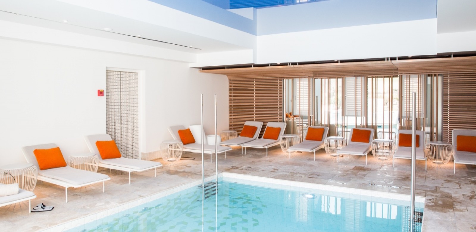 Treat yourself to a spa in this beautiful modern space.