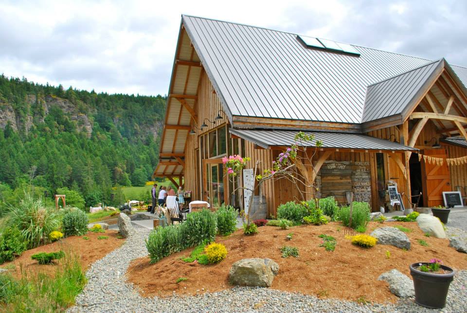 Beautiful architectural details on the barn.
