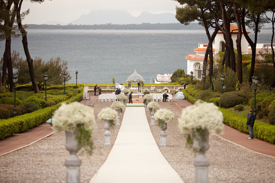 There are many locations around the property to host events such as weddings.