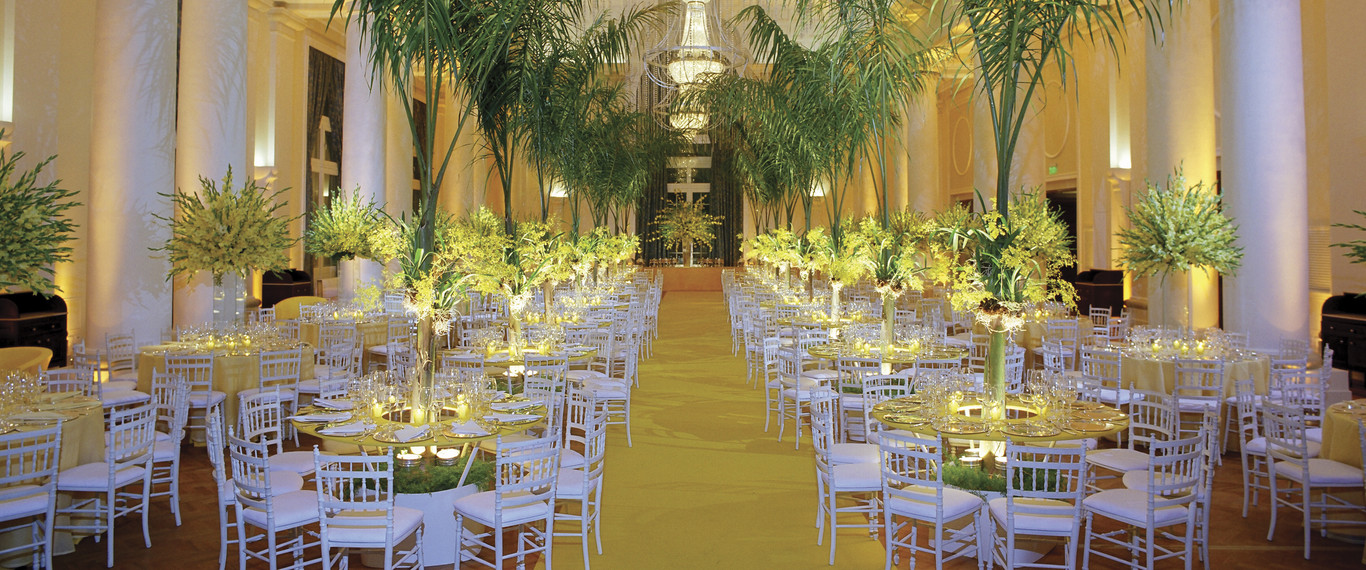 The Copacabana’s former casino has been lovingly restored to its former glory, and can be booked as one or three separate venues.