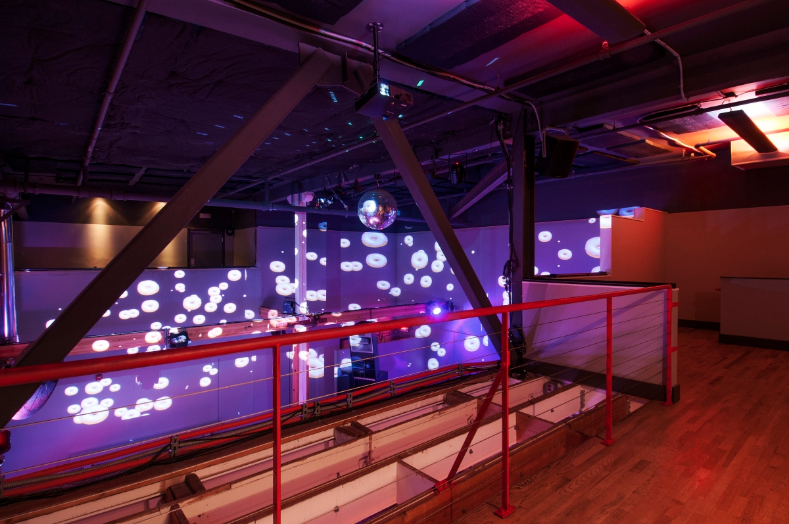 Vibrant interior design featuring artisan-made furniture and modern artwork by local artists.