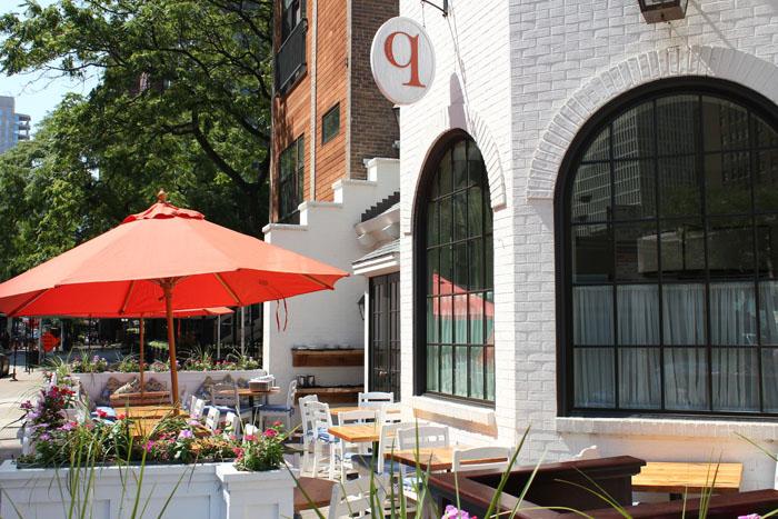 Outdoor patio space.