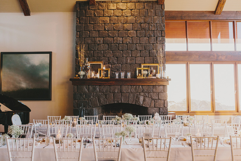 The striking bluestone fireplace in the architecturally-designed main lodge is often couples’ first choice for a smaller, more intimate ceremony. While the extensive grounds provide a wide range of spectacular settings for those who prefer an outdoor wedd