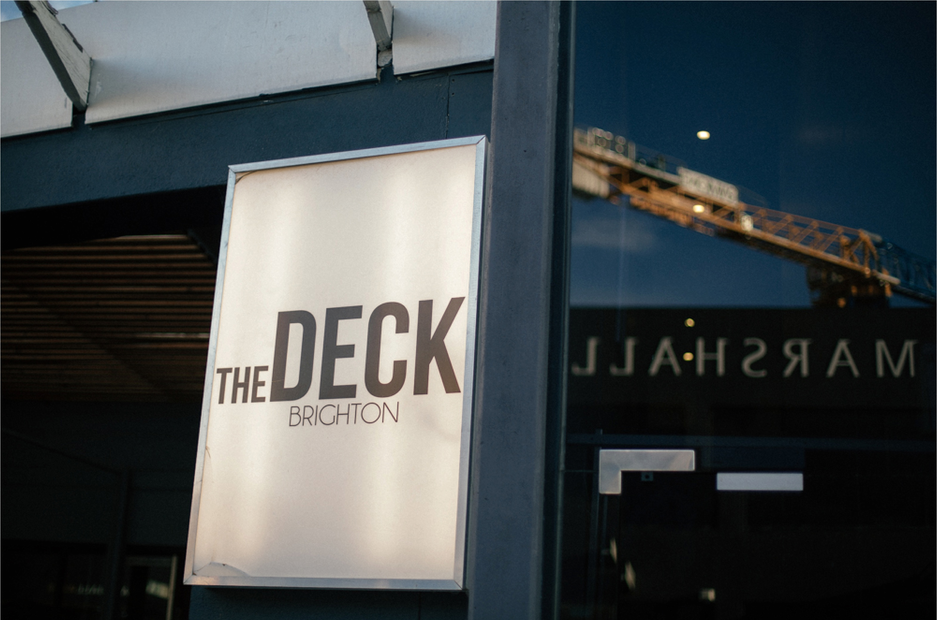 The Deck Room at The Deck Brighton - impressive enough to have share a name with the establishment itself.