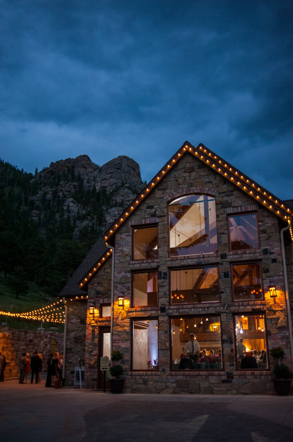 The Chateau rests at the top of the wooded acreage, surrounded by untouched nature, overlooking the southern valley and the western continental divide across a sea of pines, tucked below the granite cliffs.
